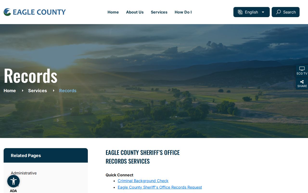 Eagle County 72 hour release records request fallback